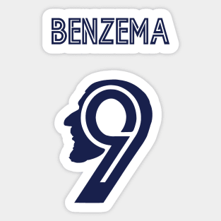 Benzema 9 real madrid Special Sticker